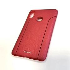 Чехол накладка для XIAOMI Redmi Note 5, Note 5 Pro, силикон, цвет красный