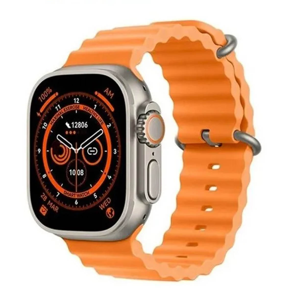 Смарт часы Smart Watch W&O X8 Ultra, 49 mm, цвет золотистый