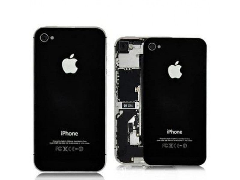 Задняя крышка Apple iPhone 4S черная 2 класс.