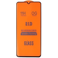 Защитное стекло 21D FULL GLUE для SAMSUNG Galaxy A30 (SM-A305), A50 (SM-A505), M30 (SM-M305), A40s (SM-405), A50s (SM-A507), M21 (SM-215), цвет канта черный
