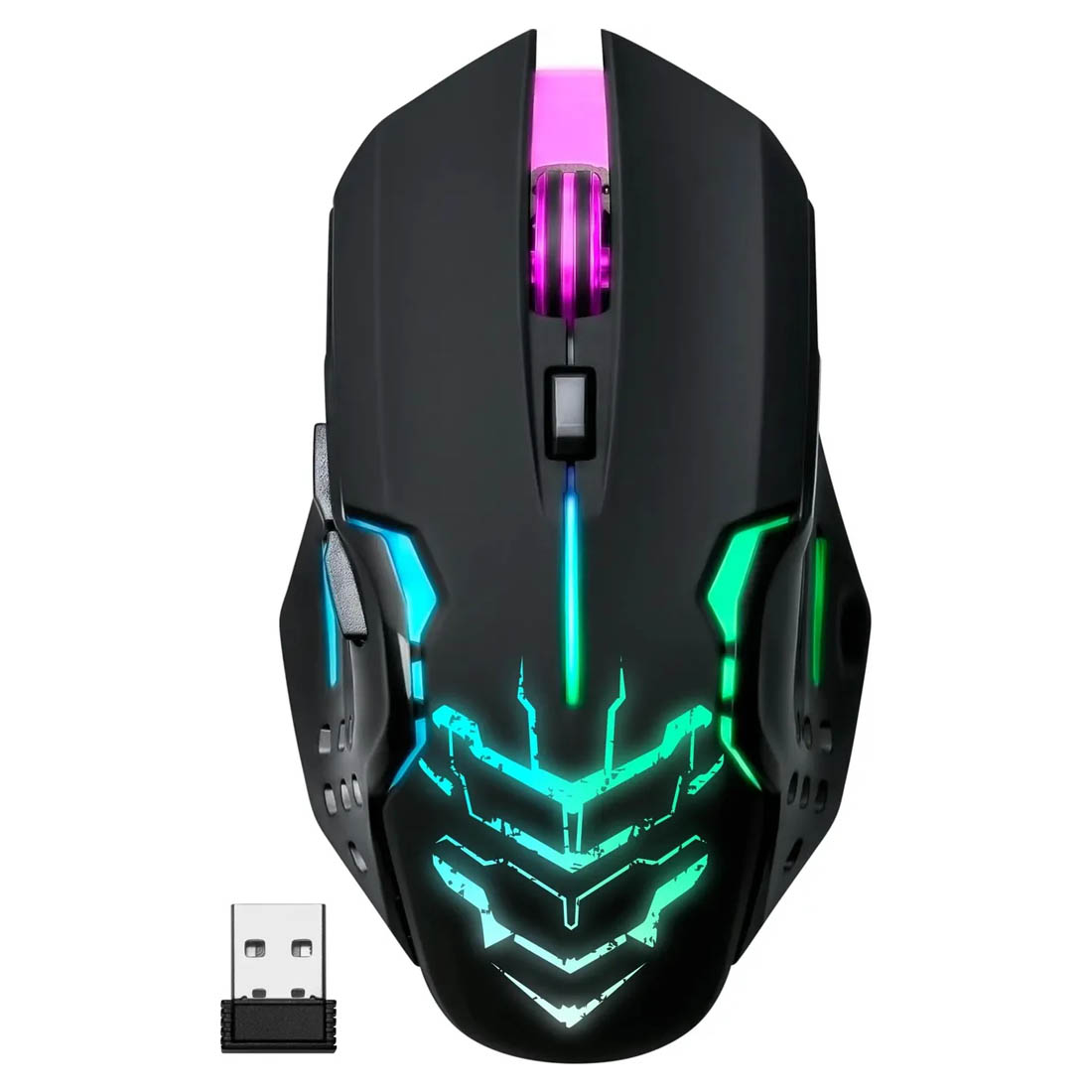 Мышь беспроводная DEFENDER GM-511, игровая, оптическая, 3200 DPI, Led подсветка, аккумулятор, цвет черный Мышь беспроводная DEFENDER GM-511, игровая, оптическая, 3200 DPI, Led подсветка, аккумулятор, цвет черный