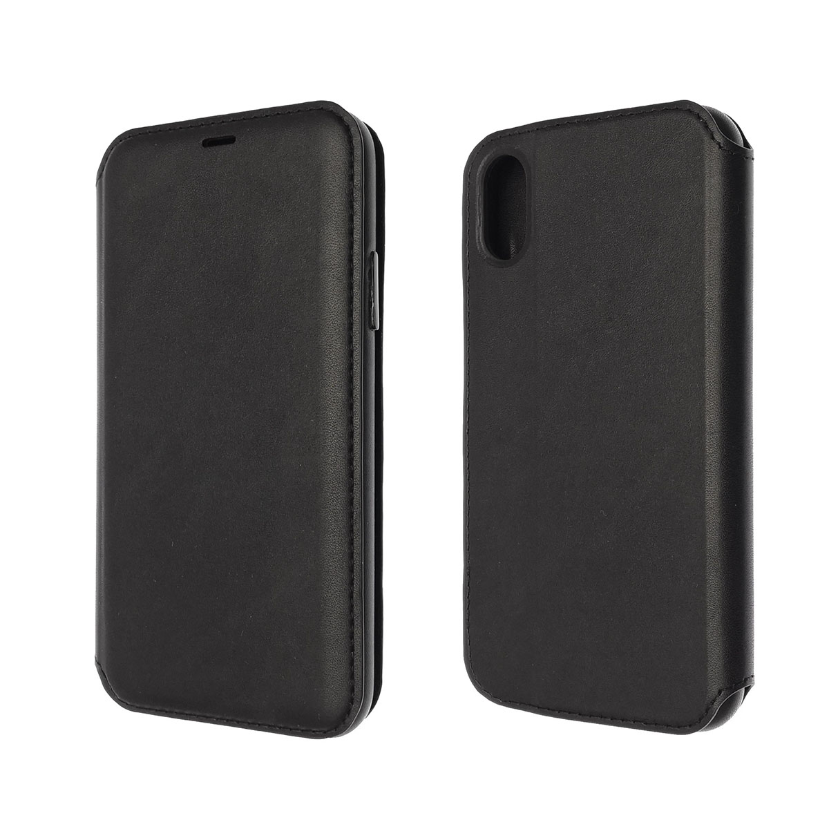 Чехол книжка Leather Folio Taupe для APPLE iPhone X, экокожа, визитница, цвет черный. Чехол книжка Leather Folio Taupe для APPLE iPhone X, экокожа, визитница, цвет черный.