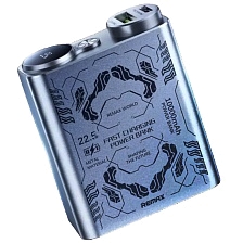 Внешний портативный аккумулятор, Power Bank REMAX RPP-97, 10000 mAh, быстрая зарядка 22.5W, цвет графитовый Внешний портативный аккумулятор, Power Bank REMAX RPP-97, 10000 mAh, быстрая зарядка 22.5W, цвет графитовый