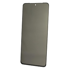 Защитное стекло Антишпион для XIAOMI Redmi Note 10, Redmi Note 10S, POCO M5s, цвет окантовки черный