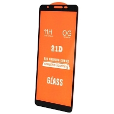 Защитное стекло 21D для SAMSUNG Galaxy A01 Core (SM-A013), Galaxy M01 Core (SM-M013), цвет окантовки черный