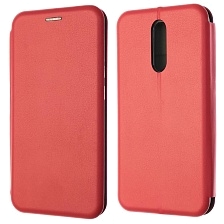Чехол книжка STYLISH для XIAOMI Redmi 8, экокожа, визитница, цвет красный