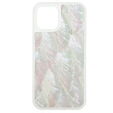 Чехол накладка K-DOO для APPLE iPhone 12 Pro, силикон, рисунок seashel, цвет перламутрово белый