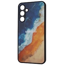 Чехол накладка для SAMSUNG Galaxy A16, пластик, силикон, защита камеры, рисунок Океанская волна Чехол накладка для SAMSUNG Galaxy A16, пластик, силикон, защита камеры, рисунок Океанская волна