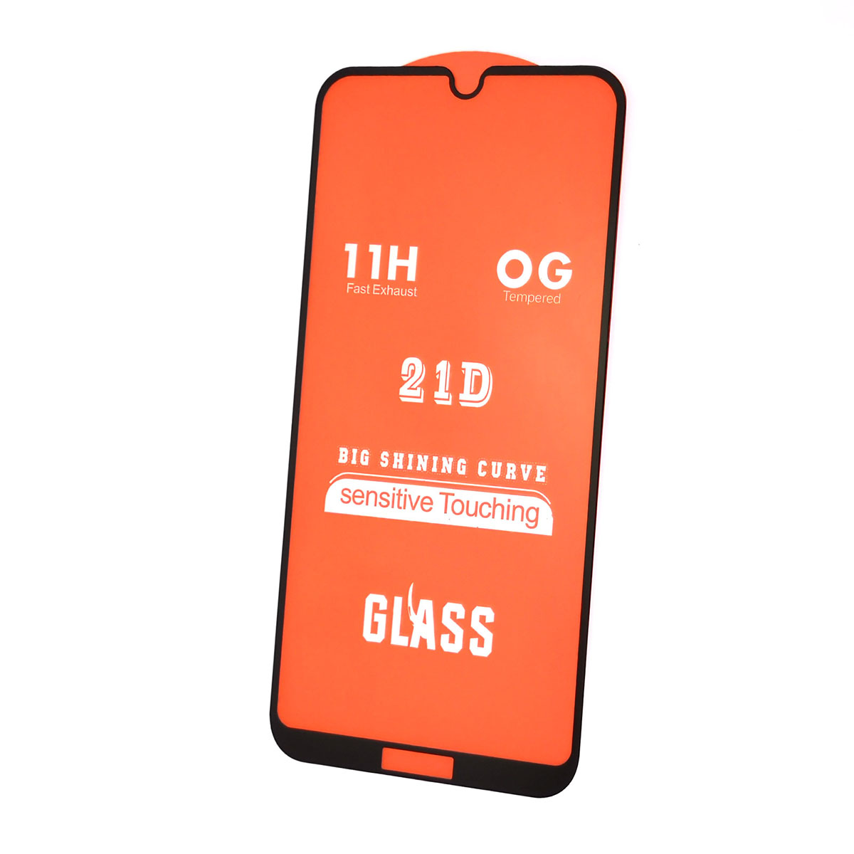 Защитное стекло 21D для HUAWEI Honor 8S (KSA-LX9), Honor 8S Prime, Y5 2019 (AMN-LX9), цвет окантовки черный