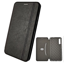 Чехол книжка NEW для HUAWEI Honor 9X Pro (HLK-AL10), экокожа, визитница, цвет черный.