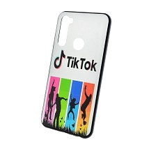 Чехол накладка для XIAOMI Redmi Note 8T, силикон, рисунок TikTok танцы.