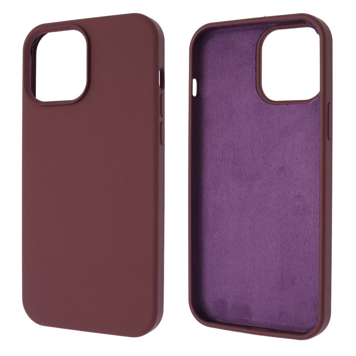 Чехол накладка Silicon Case для APPLE iPhone 13 Pro Max (6.7), силикон, бархат, цвет бордовый Чехол накладка Silicon Case для APPLE iPhone 13 Pro Max (6.7), силикон, бархат, цвет бордовый