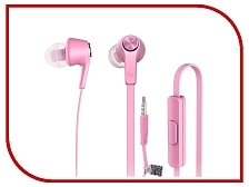 Гарнитура (наушники с микрофоном) проводная, XIAOMI Piston FRESH BLOOM, цвет розовый.