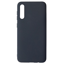 Чехол накладка Soft Touch для SAMSUNG Galaxy A50 (SM-A505), A30s (SM-A307), A50s (SM-A507), силикон, цвет темно синий