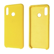 Чехол накладка Silicon Cover для HUAWEI Nova 3, силикон, бархат, цвет желтый. Чехол накладка Silicon Cover для HUAWEI Nova 3, силикон, бархат, цвет желтый.