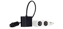 Разветвитель прикуривателя Xiaomi Roidmi Dual Port Converter Black (распродажа -50%)