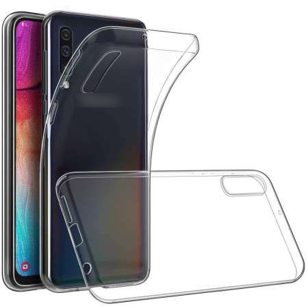 Чехол накладка TPU CASE для SAMSUNG Galaxy A70 2019 (SM-A705), силикон, ультратонкий, цвет прозрачный