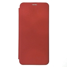 Чехол книжка STYLISH для TECNO Pova 2, экокожа, визитница, цвет красный