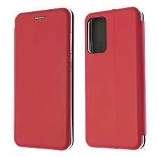 Чехол книжка STYLISH для SAMSUNG Galaxy A52 (SM-A525), экокожа, визитница, цвет красный | УЦЕНКА 190