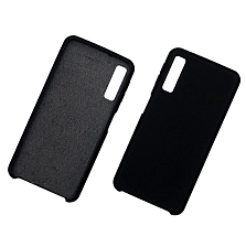 Чехол накладка Silicon Cover для Samsung A7 2018 (SM-A750), силикон, бархат, цвет черный. Чехол накладка Silicon Cover для Samsung A7 2018 (SM-A750), силикон, бархат, цвет черный.