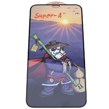 Защитное стекло Super-A+ для APPLE iPhone XR, iPhone 11, цвет окантовки черный Защитное стекло Super-A+ для APPLE iPhone XR, iPhone 11, цвет окантовки черный