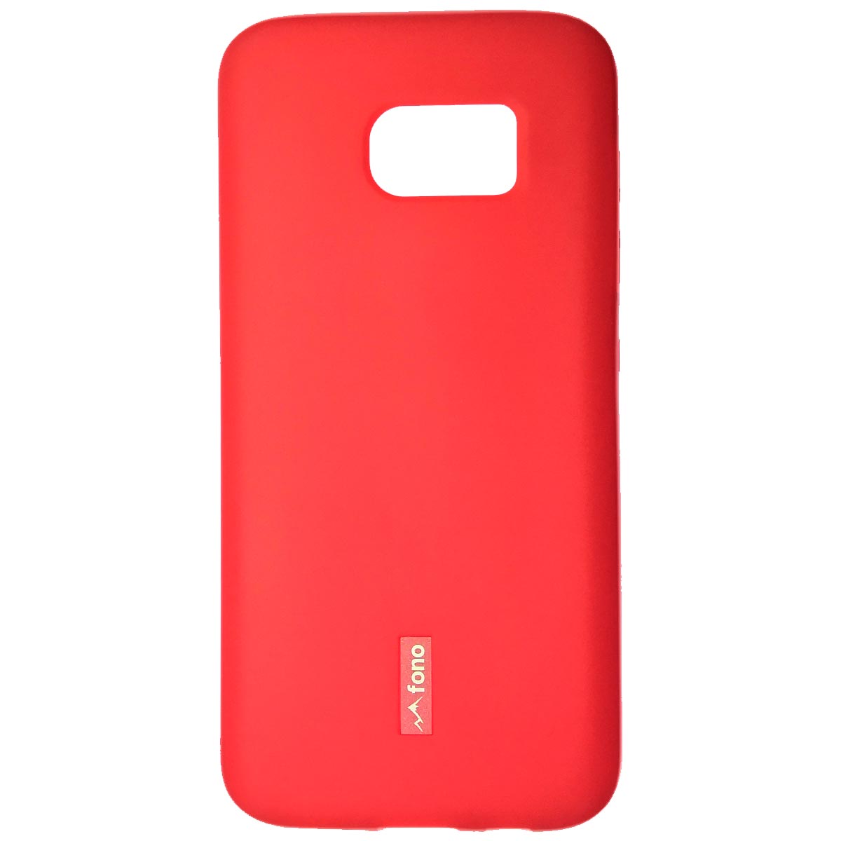 Чехол накладка FONO для SAMSUNG Galaxy S7 Edge (SM-G935), силикон, пленка, цвет красный