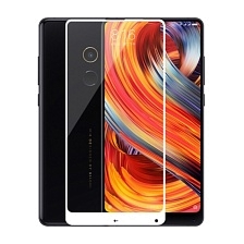 Защитное стекло 5D Full Glass /полный экран, упак-картон/ для Xiaomi MiX-2 белый.