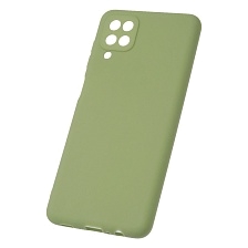 Чехол накладка Soft Touch для SAMSUNG Galaxy A12 5G, силикон, цвет фисташковый