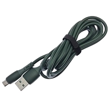 Кабель MRM G6 Micro USB, длина 2 метра, цвет темно зеленый