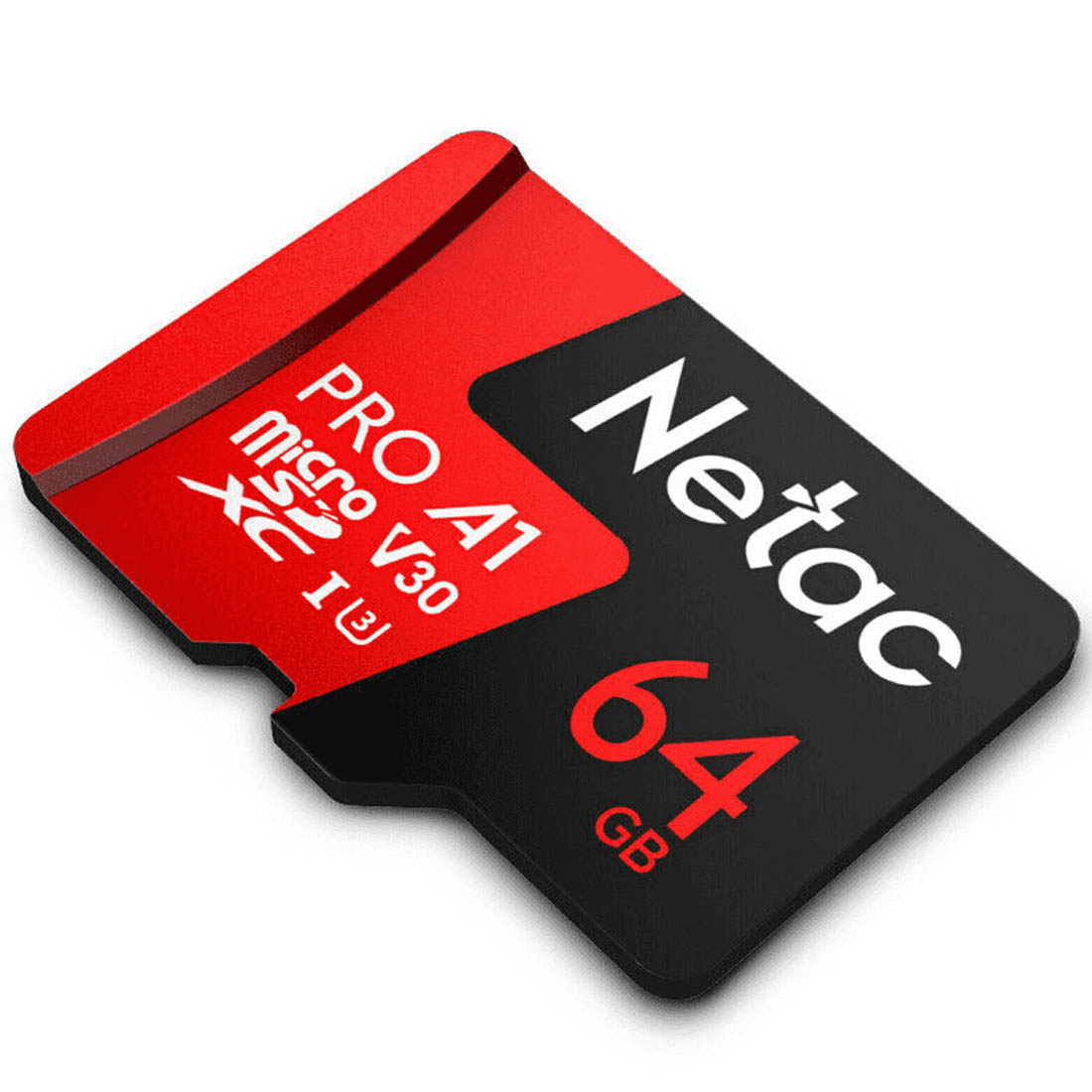 Карта памяти MicroSDXC 64GB NETAC P500 Extreme Pro 10 UHS-I, без адаптера