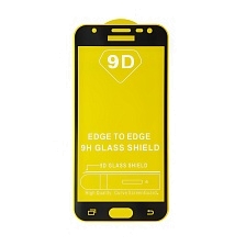 Защитное стекло 9D для SAMSUNG Galaxy J3 2017 (SM-J330), цвет окантовки черный