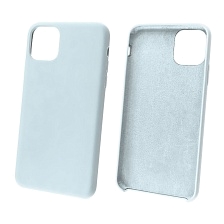 Чехол накладка Silicon Case для APPLE iPhone 11 Pro MAX 2019, силикон, бархат, цвет синий океан