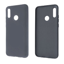 Чехол накладка Silicon Cover для HUAWEI P Smart 2019 (POT-LX1), Honor 10 Lite (HRY-LX1), силикон, бархат, цвет серый.