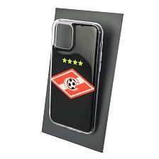 Чехол накладка для APPLE iPhone 11 Pro, силикон, глянцевый, рисунок Спартак четыре звезды