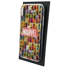 Чехол накладка для APPLE iPhone XR, силикон, глянцевый, рисунок Марвел