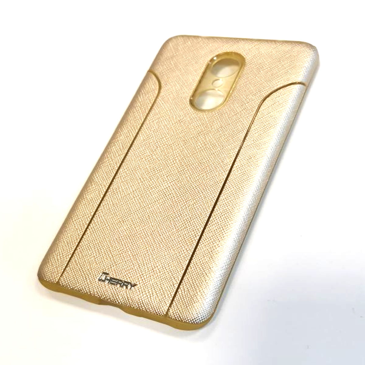 Чехол накладка для XIAOMI Redmi 5, силикон, цвет золотистый