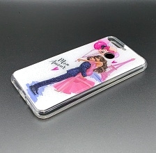 Чехол накладка для HUAWEI HONOR 7A PRO, HONOR 7C, Y6 2018, Y6 PRIME, силикон, рисунок MON AMOUR.