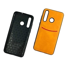 Чехол накладка ILEVEL для HUAWEI Nova 4 (VCE-LX1), силикон, под кожу, визитница, цвет светло коричневый.