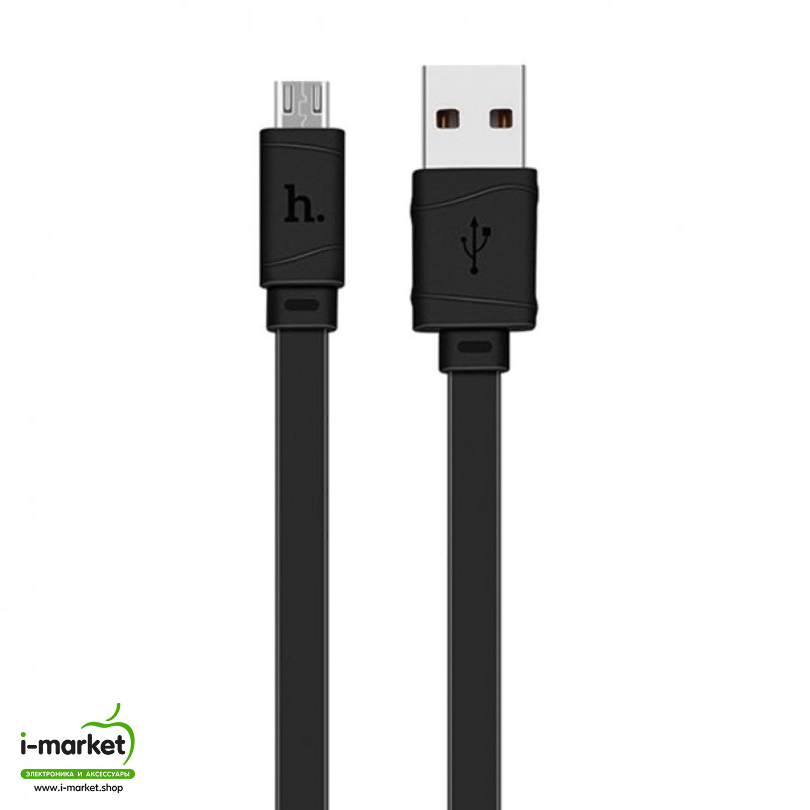 Кабель Micro USB, длина 1 метр, HOCO X5 Bamboo, цвет черный