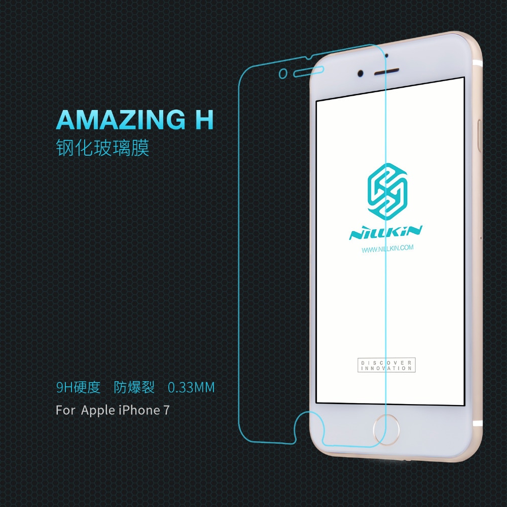 Nillkin Защитное стекло 0.3мм 9H Amazing H anti-burst для Apple iPhone 7/8, прозрачное. Nillkin Защитное стекло 0.3мм 9H Amazing H anti-burst для Apple iPhone 7/8, прозрачное.