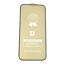 Защитное стекло D2+ PREMIUM для APPLE iPhone 12 Pro Max (6.7"), цвет окантовки черный Защитное стекло D2+ PREMIUM для APPLE iPhone 12 Pro Max (6.7"), цвет окантовки черный
