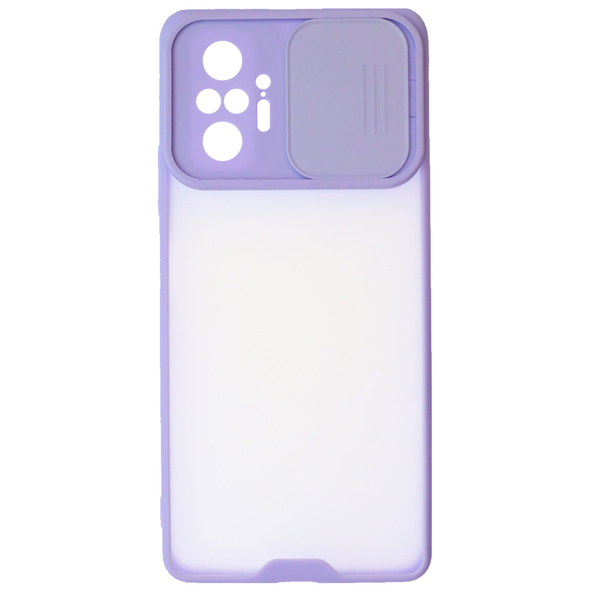 Чехол накладка LIFE TIME для XIAOMI Redmi Note 10 Pro, силикон, пластик, матовый, со шторкой для защиты задней камеры, цвет окантовки сиреневый