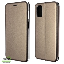 Чехол книжка STYLISH для SAMSUNG Galaxy M51 (SM-M515), экокожа, визитница, цвет розовое золото