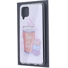 Чехол накладка для SAMSUNG Galaxy A12 4G (SM-A125), M12 (SM-A125F), силикон, рисунок Latte is my love! Чехол накладка для SAMSUNG Galaxy A12 4G (SM-A125), M12 (SM-A125F), силикон, рисунок Latte is my love!