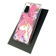 Чехол накладка TransFusion для SAMSUNG Galaxy S20 (SM-G980), силикон, переливашка, рисунок Единорог. Чехол накладка TransFusion для SAMSUNG Galaxy S20 (SM-G980), силикон, переливашка, рисунок Единорог.