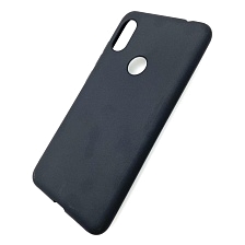 Чехол накладка для XIAOMI Redmi Note 6 Pro, силикон, цвет черный