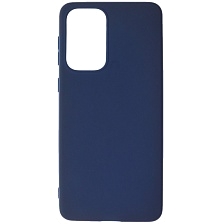 Чехол накладка для SAMSUNG Galaxy A33 5G (SM-A336B), силикон, цвет темно синий