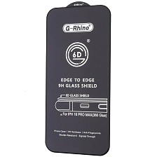 Защитное стекло 6D G-Rhino для APPLE iPhone 16 Pro Max, цвет окантовки черный Защитное стекло 6D G-Rhino для APPLE iPhone 16 Pro Max, цвет окантовки черный