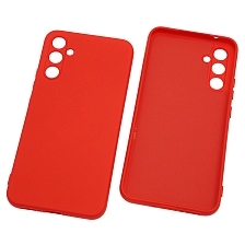 Чехол накладка NANO для SAMSUNG Galaxy A34 5G, силикон, бархат, цвет красный