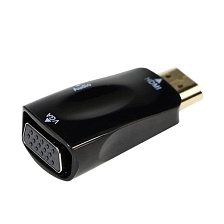 Переходник TELECOM TTC4021B HDMI на VGA (SVGA) + AUX разъем, цвет черный Переходник TELECOM TTC4021B HDMI на VGA (SVGA) + AUX разъем, цвет черный